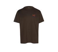 Arc'Teryx - T-Shirt aus Baumwolle - Kragg SL Cotton SS M Carob/Dynasty für Herren aus Baumwolle - Größe M - Braun Braun M