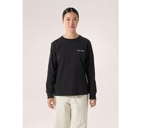 Arc'teryx Kragg Cotton Bird Crew Ls W Black / White Größe L