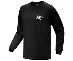 Arc'teryx - Kragg SL Cotton Bird Tile L/S - Longsleeve, Gr. L, schwarz (Black/ArcticSilk)