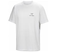 Arc'teryx - Kragg SL Cotton Bird Word S/S - T-Shirt, Gr. L, weiß (WhiteLight/Black)