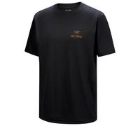 Arc'teryx - Kragg SL Cotton Bird Word S/S - T-Shirt, Gr. XL, schwarz (24KBlack)
