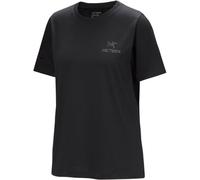 ARC'TERYX Kragg Sl Cotton Emblem Crew Ss W - Damen - Schwarz - Größe M- Modell 2026