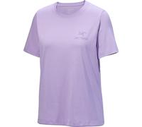 Arc'teryx - Women's Kragg SL Cotton Emblem Crew S/S - T-Shirt, Gr. XS, lila (Mallow)