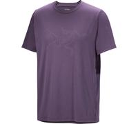 Arc'teryx - Leichtes, atmungsaktives T-Shirt für Wanderungen - Herren - Cormac Logo SS M Moondrop - Cormac Logo SS M Moondrop für Herren - Violett XL