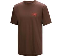 Arc'teryx - T-Shirt aus Baumwolle - Kragg SL Cotton SS M Carob/Dynasty für Herren aus Baumwolle - Größe XL - Braun Braun XL