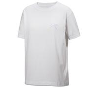 Arc'teryx - Women's Kragg Cotton Little Bird Crew S/S - T-Shirt, Gr. M, grau/weiß (WhiteLight/White)