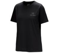 Arc'teryx - Women's Kragg SL Cotton Emblem Crew S/S - T-Shirt, Gr. M, schwarz (Black)