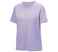Arc'teryx - Women's Kragg SL Cotton Emblem Crew S/S - T-Shirt, Gr. S, lila (Mallow)