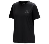ARC'TERYX Kragg Sl Cotton Emblem Crew Ss W - Damen - Schwarz - Größe S- Modell 2026
