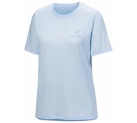 Arc'teryx - Women's Kragg SL Cotton Emblem Crew S/S - T-Shirt, Gr. XL, grau (AlpineBlue)