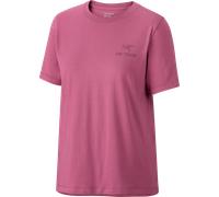 Arc'teryx Women's Kragg SL Cotton Emblem Crew Short Sleeve Shirt Lt Renegade M