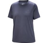Arc'teryx Women's Kragg Sl Cotton Emblem Crew Shortsleeve Dark Stratus M