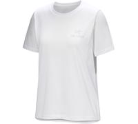 Arc'teryx Women's Kragg Sl Cotton Emblem Crew Shortsleeve White Light M