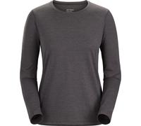 Arc'teryx Women's Taema Crew Longsleeve Black Heather S