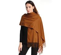 Arctic Penguin Pashmina Schal Kaschmir Stolen Damen Schultertuch für Frauen Hochzeit Kaschmirschal Herren Umschlagtuch Winter/ (Kaffee)
