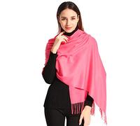 Arctic Penguin Pashmina Schal Kaschmir Stolen Damen Schultertuch für Frauen Hochzeit Kaschmirschal Herren Umschlagtuch Winter/ (Wassermelonenrot)