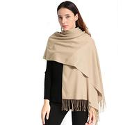 Arctic Penguin Pashmina Schal Kaschmir Stolen Damen Schultertuch für Frauen Hochzeit Kaschmirschal Herren Umschlagtuch Winter/ (Beige)…