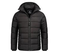 Winterjacke ARCTIC SEVEN "ASRodrii" Gr. M, schwarz, Herren, Obermaterial: 100% Polyester, Innenmaterial: 100% Polyester, Jacken, mit warmem Teddyfell und abnehmbarer Kapuze (39132745-M) schwarz