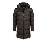 Arctic Seven Herren Winter Parka gesteppt Dunkelgrau M