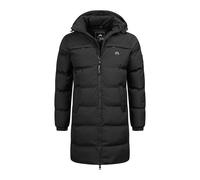 Arctic Seven Herren Winter Parka gesteppt Schwarz 2XL