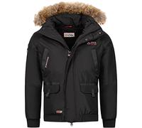 Arctic Seven warme Herren Designer Winterjacke Outdoor Jacke AS-288 [AS-288-Schwarz-Gr.L]