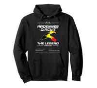 Ardennes Circuit 1921 Streckenplan Blueprint Pullover Hoodie
