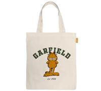 ARDITEX - Baumwoll-Tote-Bag 37x41 cm - Garfield mit Spruch “I Am Not Lazy I Am On Energy Saving Mode” - Umweltfreundlich und wiederverwendbar - Offizielles Garfield Lizenzprodukt