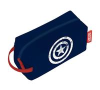 ARDITEX, Captain America Kosmetiktasche, Kulturtasche für Kinder, Waschtasche Kinder für Reise Ideal als Kulturtasche Jungen Mädchen, Federmäppchen Wasserdicht, 100% PU, 3 x 22 x 8 cm