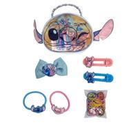 ARDITEX, Disney Stitch Haarspangen Mädchen, Stitch Haarschmuck, Hair Clip und Haargummis Kinder für Mädchen, Haarschmuck set als Geschenk, 14 Stück