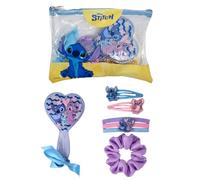 ARDITEX, Disney Stitch Haarspangen Mädchen, Stitch Haarschmuck, Hair Clip und Haargummis Kinder für Mädchen, Haarschmuck set als Geschenk, 7 Stück