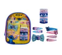 ARDITEX, Disney Stitch Haarspangen Mädchen, Stitch Haarschmuck, Hair Clip und Haargummis Kinder für Mädchen, Haarschmuck set als Geschenk, 16 Stück