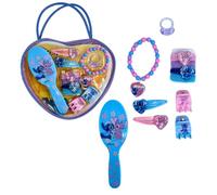 ARDITEX, Disney Stitch Haarspangen Mädchen, Stitch Haarschmuck, Hair Clip und Haargummis Kinder für Mädchen, Haarschmuck set als Geschenk, 11 Stück