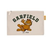 ARDITEX, Garfield Kosmetiktasche, Kulturtasche für Kinder, Waschtasche Kinder für Reise Ideal als Make Up Tasche und Perfekt für Kulturtasche Jungen Mädchen, Strapazierfähige Baumwolle, 22,5 x 16 cm