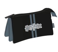 ARDITEX HP16479 Federmäppchen, dreifach, 21 x 11 cm, ideal als Stiftehalter oder Federmäppchen von Harry Potter, Harry Potter