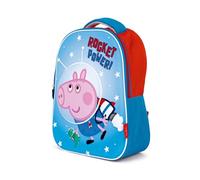 ARDITEX - Kinder Rucksack 3D George Pig von Peppa Pig - 26x32x10cm - Farbe Blau - Perfekt für Jungen - Ideal für Kindergarten und Grundschule
