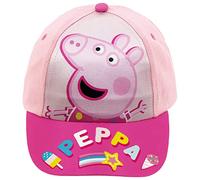 ARDITEX Peppa Pig Kinderkappe für Strand oder Pool, verstellbare Kappe für Mädchen von 3 bis 5 Jahren