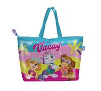 ARDITEX, Schwimmtasche Kinder, kindertasche, Wasserdichte Strandtasche für kinder, Bequeme Reißverschlusstasche, für Geldbörse, Taucherbrillen, Sonnenbrillen und Strandtüch, 48X32Cm (Paw Patrol)