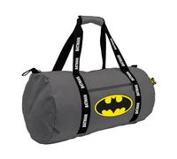 ARDITEX - Sporttasche Batman 47x28x28cm - Grau mit klassischem Logo - Ideal für Fitnessstudio, Reisen oder den täglichen Gebrauch - Offizielle DC Comics Lizenz