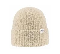 Areco Beanie Damen Bouclé wollweiß