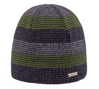 Areco Streifen-Mütze Grün/Grau grün