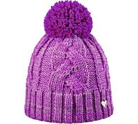 ARECO Bommelmütze Juniors Reflektiv Herzchen (7490) ONE SIZE mauve