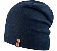 Areco Cashmere Cashfive Geo Mütze (Größe ONE SIZE, blau)