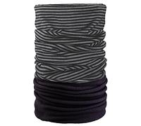 Areco Classic Fleece Schal, Schwarz-Grau, One Size