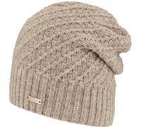 Areco Damen Merino Mütze (Größe ONE SIZE, beige)