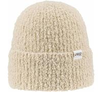 Areco Beanie Damen Bouclé wollweiß