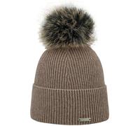 ARECO Damen Mütze Pudelmütze (7371) ONE SIZE Braun