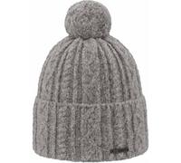 ARECO Damen Mütze Pudelmütze (7378) ONE SIZE grau