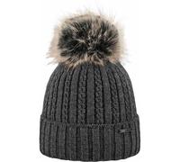 ARECO Damen Mütze Pudelmütze (7382) ONE SIZE anthrazit