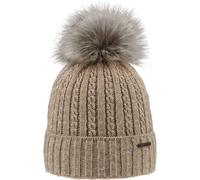 ARECO Damen Mütze Pudelmütze (7382) ONE SIZE Braun