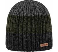 ARECO Herren Beanie Vollfleece Tom (7306) ONE SIZE schwarz-grau